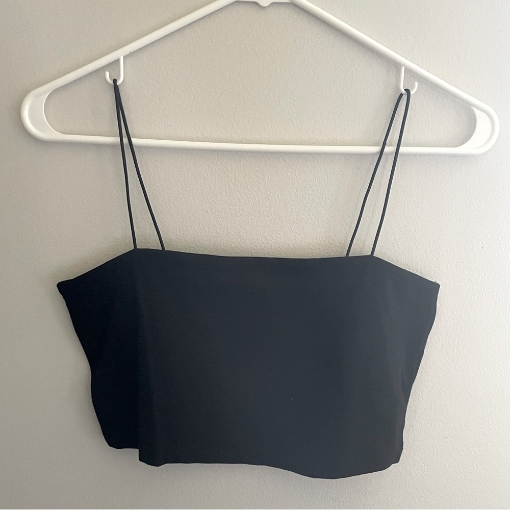 Boohoo Petite Spaghetti Strap Crop Top
